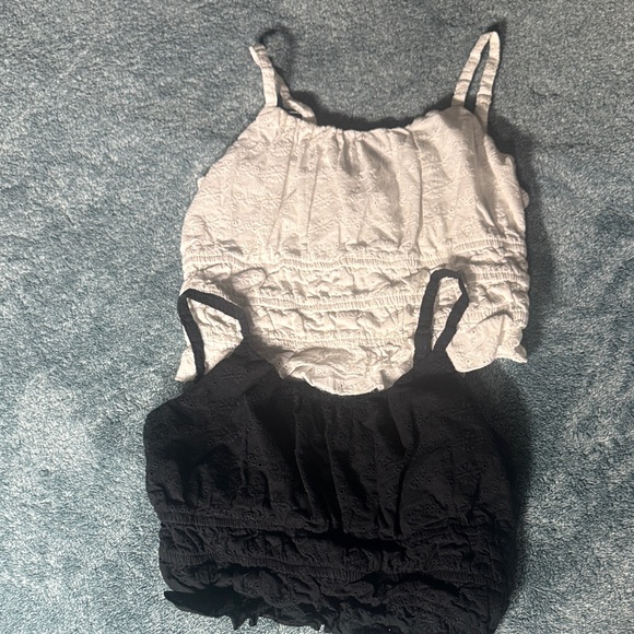 art class Other - Two art class Black and White Textured Camisoles